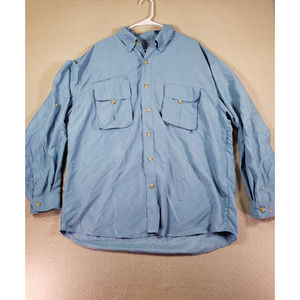 Guides Choice Shirt Mens 2XL Fishing Button Up Fishing Collared Polyester Vented